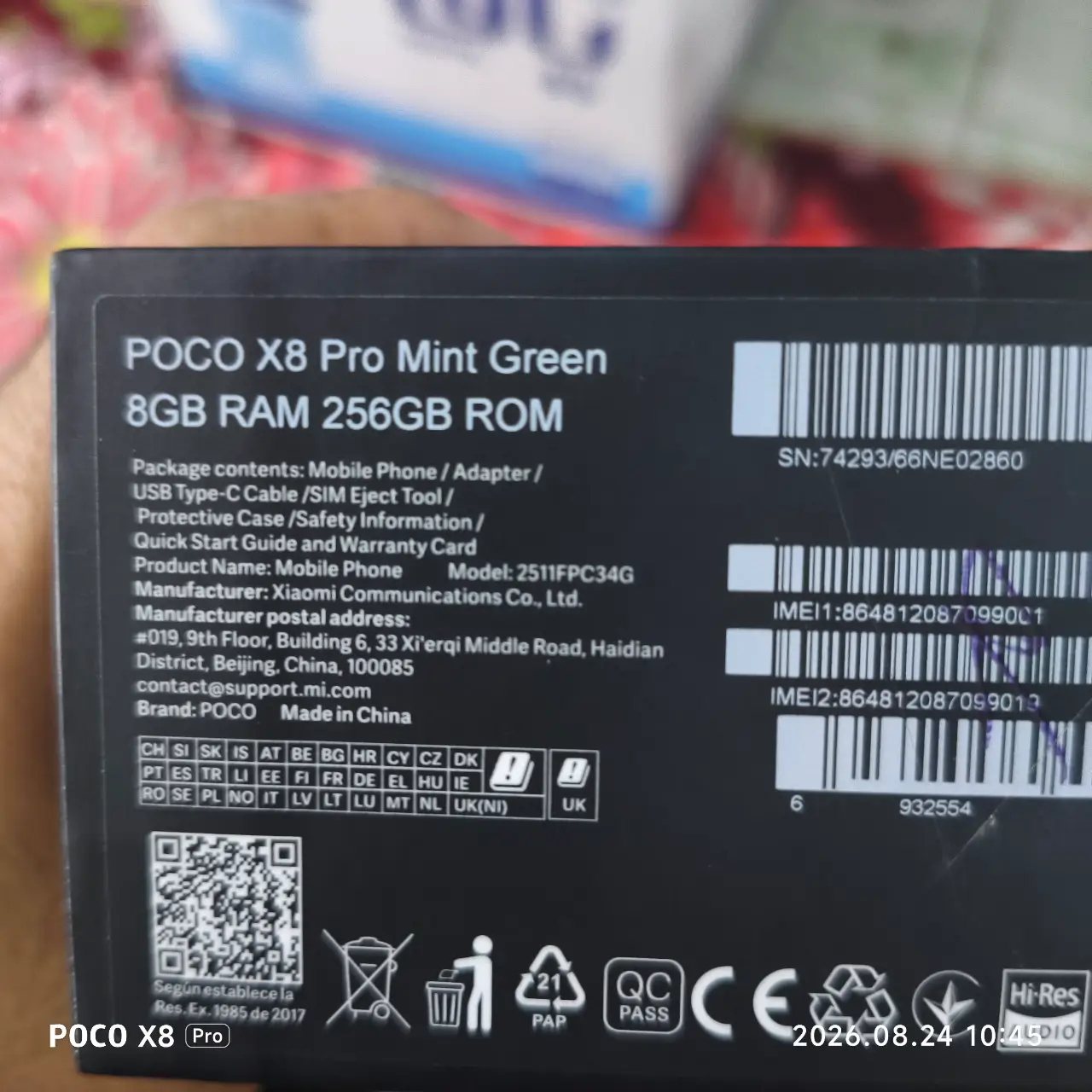 POCO X8 Pro — 525,000 د.ع