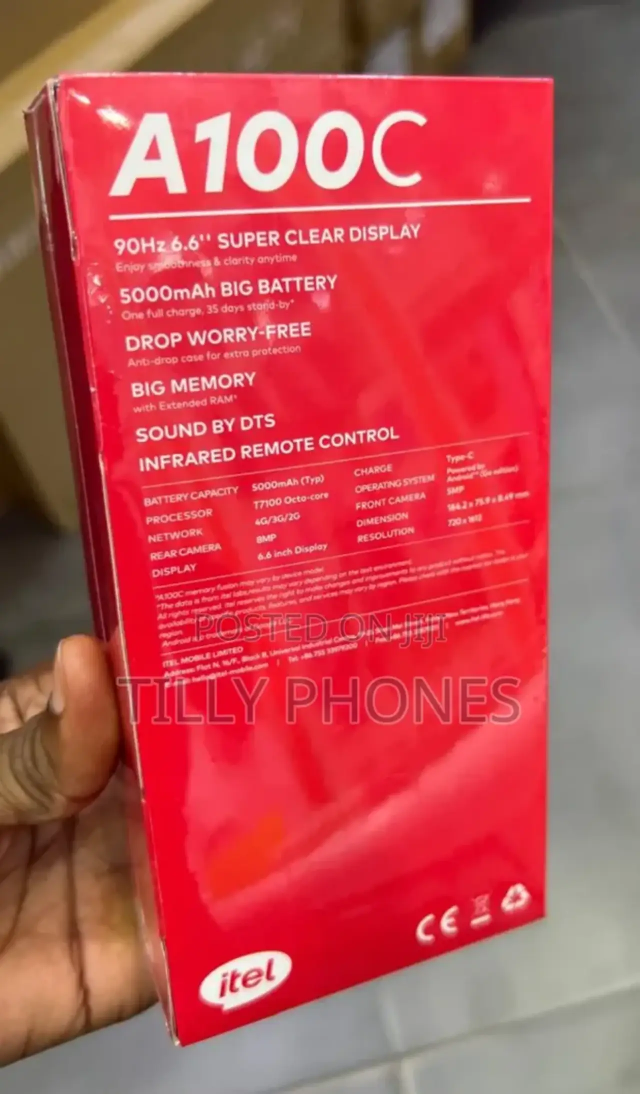 Itel A100C — 165,000 د.ع
