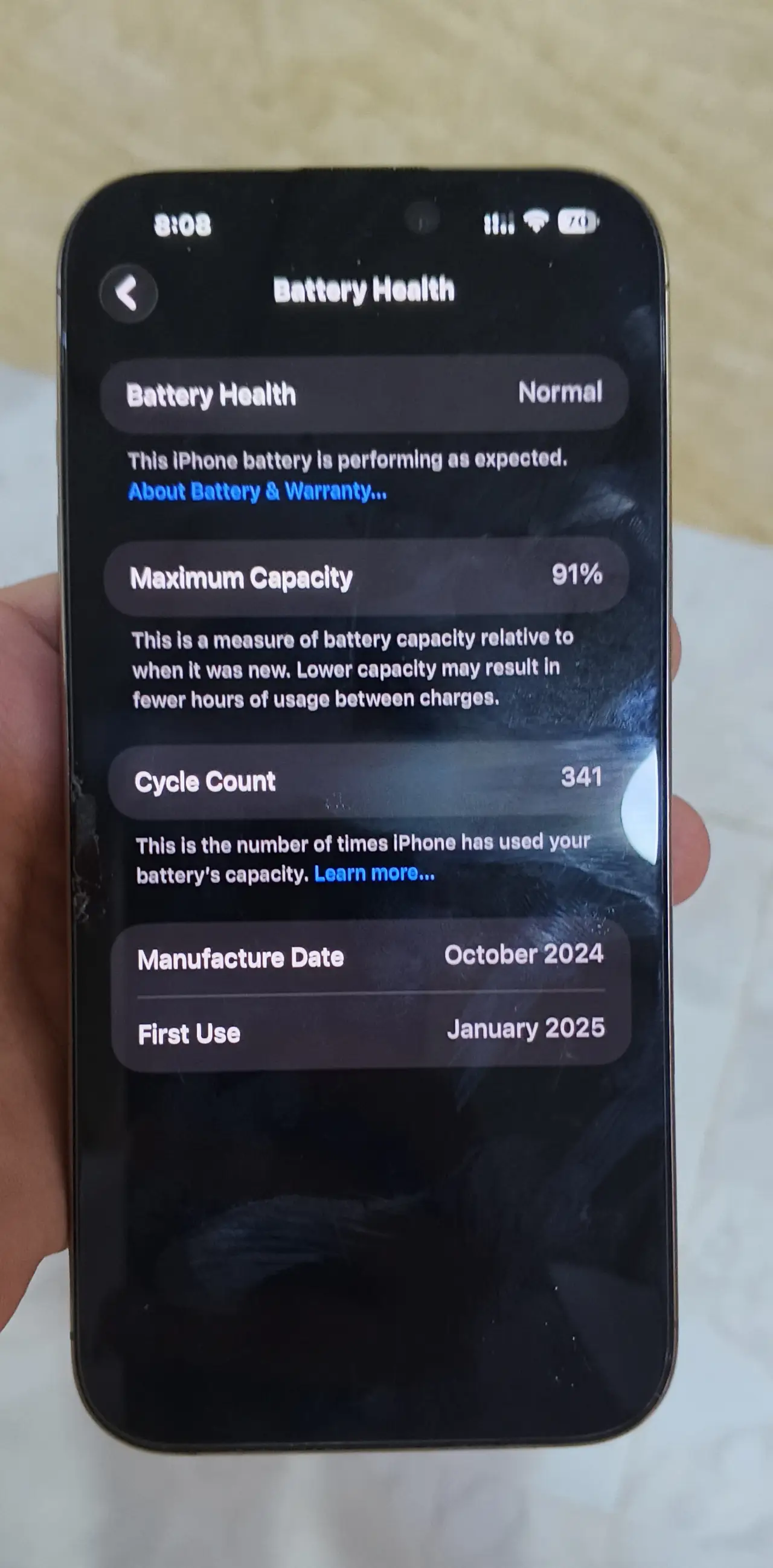 Apple iPhone 16 Pro Max — 1,550,000 د.ع
