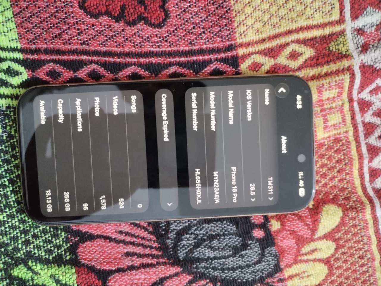 Apple iphone 16 pro — 850,000 د.ع