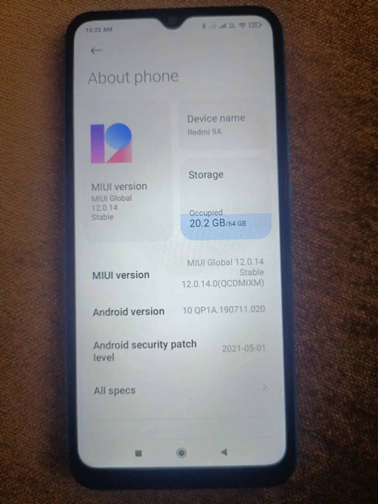 Redmi 9A — 100,000 د.ع