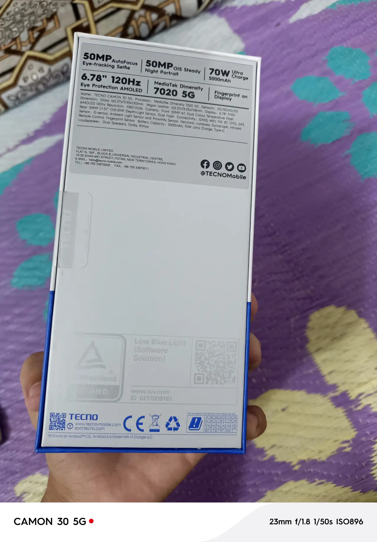Tecno Camon 30 5G — 190,000 د.ع