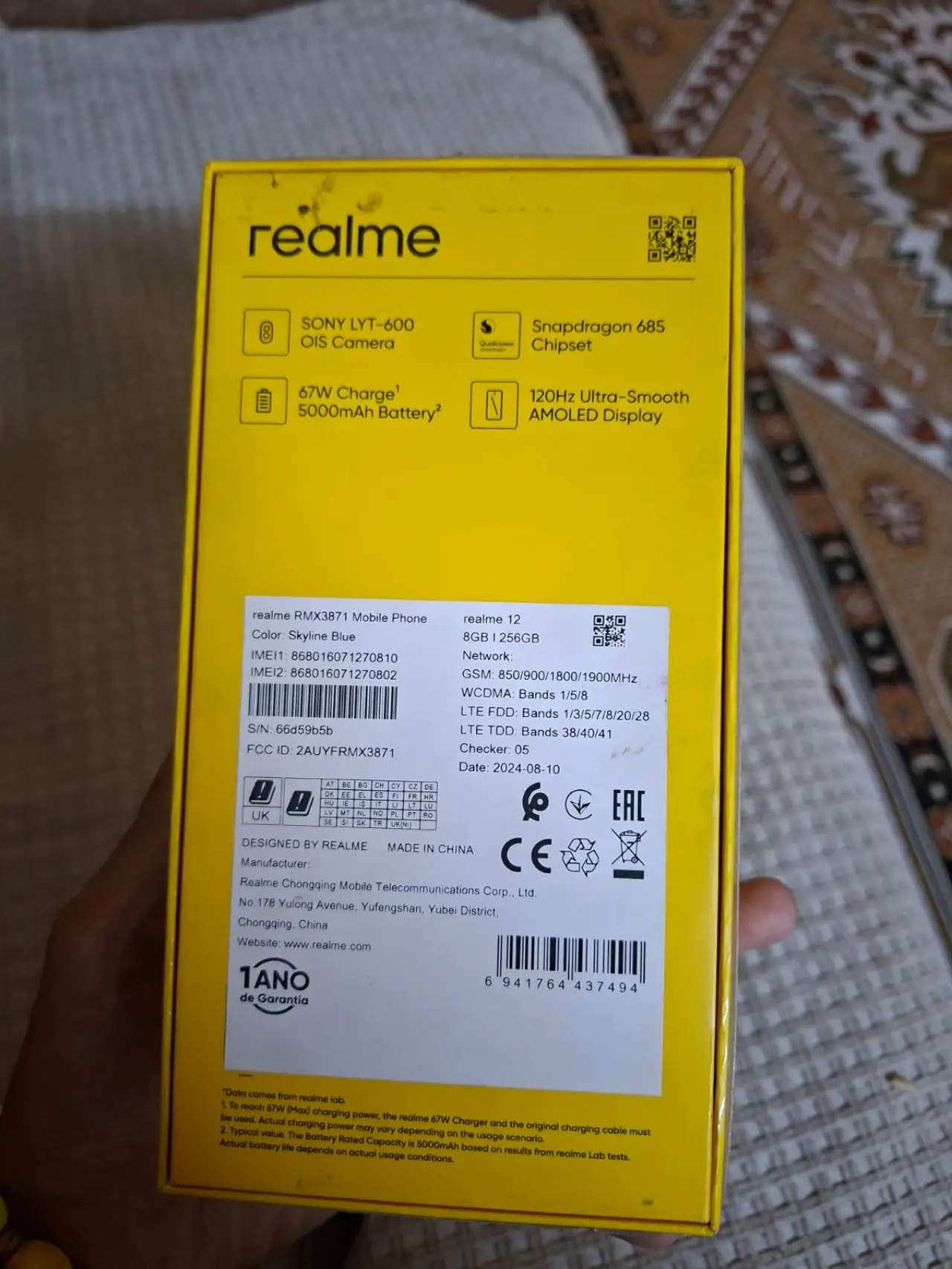 Realme 12 4G — 215,000 د.ع