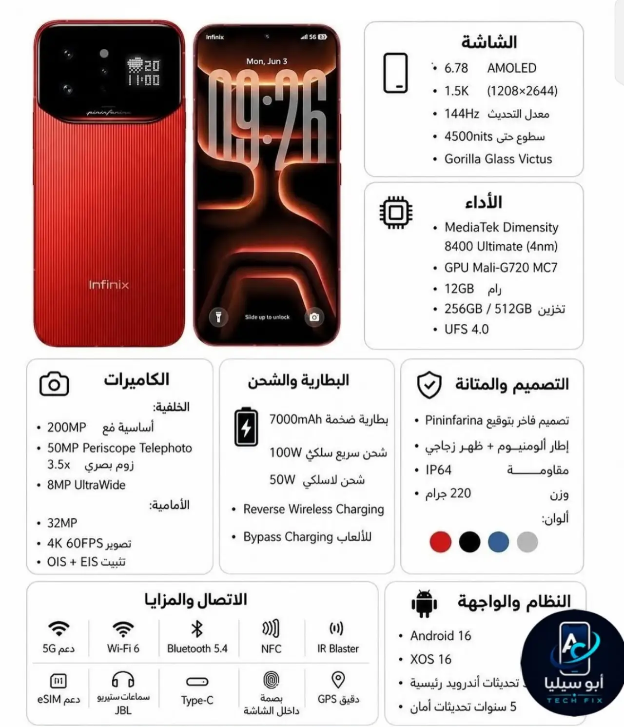 Infinix Note 60 Ultra — 900,000 د.ع